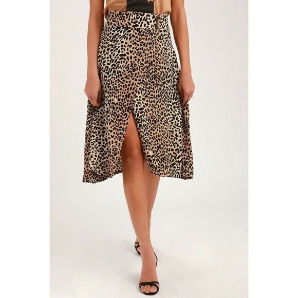 NEW FAITHFULL THE BRAND VALOIS MIDI SKIRT - Picture 5 of 10